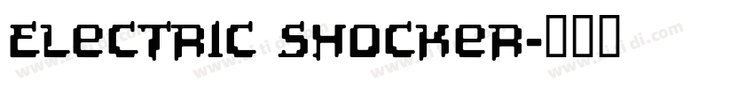 Electric Shocker字体转换